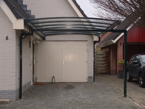 glazen boog carport Boxmeer